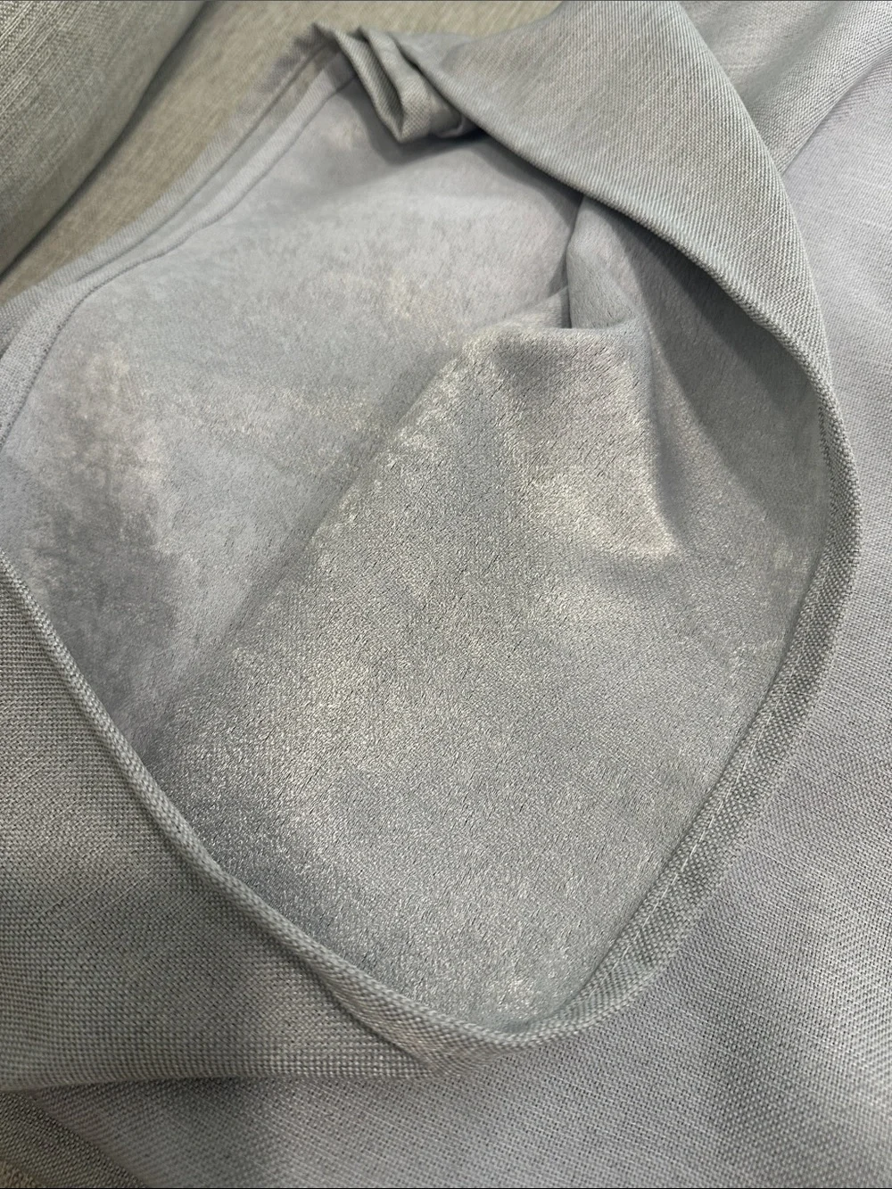 😴 Light Gray Brown Grommet Top Blackout Curtain Panel Pair